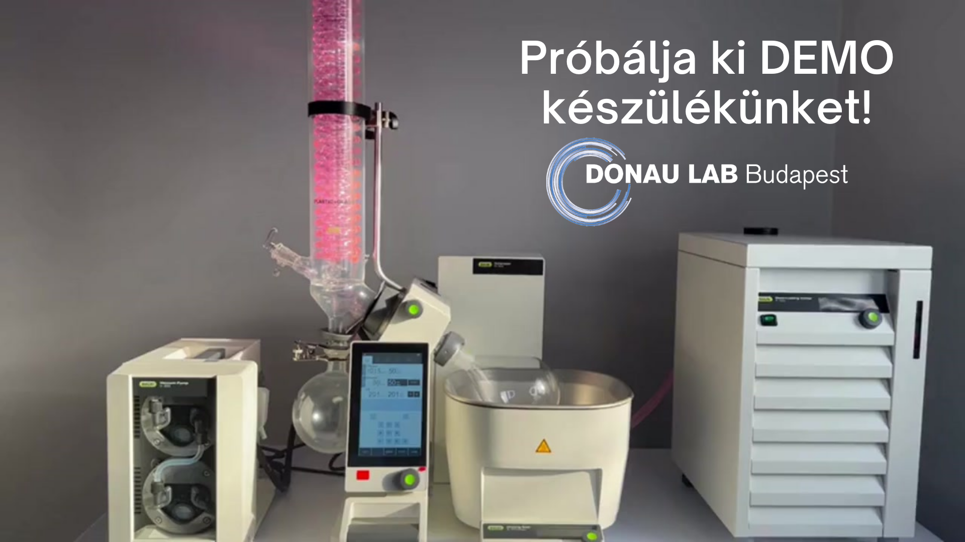 Rotavapor® R-300 Pro | Test the rotary evaporator in your lab! | DONAU ...