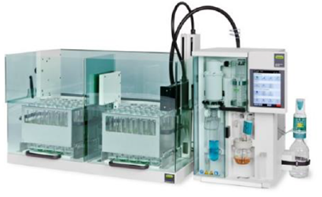 KjelMaster K-375 in combination with the KjelSampler K-377