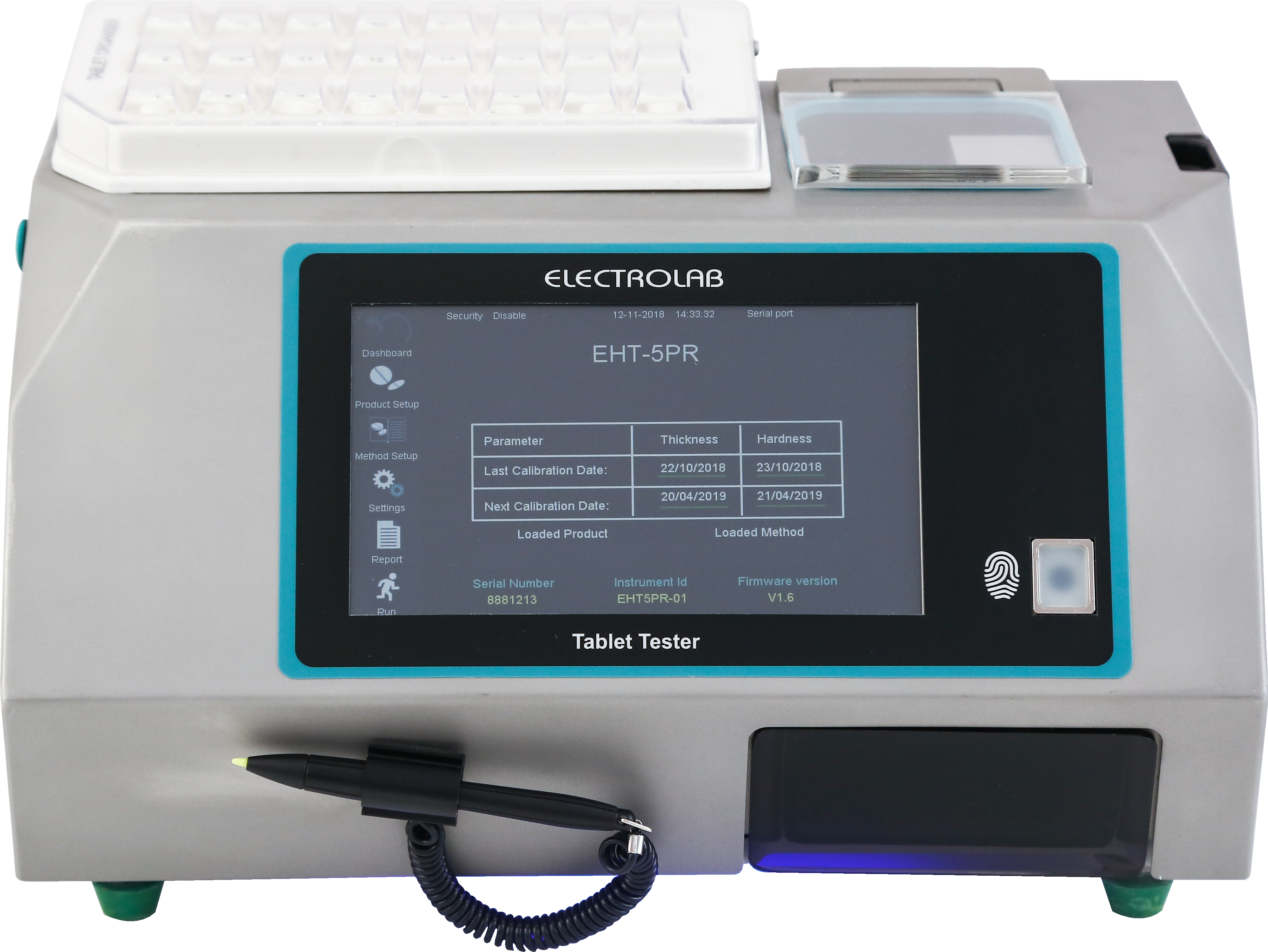Tabletta teszter 5 paraméter mérésére