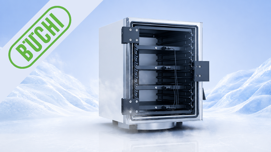 BÜCHI Frontloader: A New Drying Chamber for Bulky Sample Containers